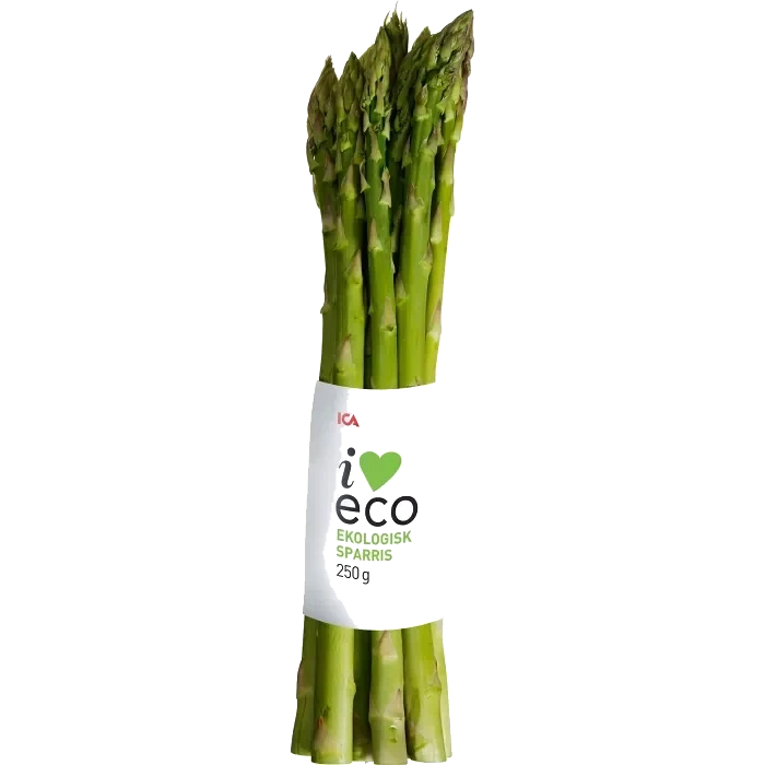 Grön sparris Ekologisk 250g Klass 1 ICA I love eco
