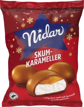Nidar Skumkarameller 190g