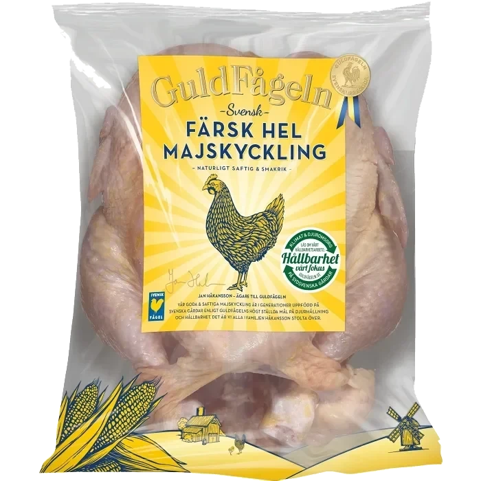 Majskyckling Färsk Hel ca 1,3kg Guldfågeln