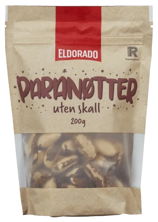 Paranøtter u/Skall 200g Eldorado