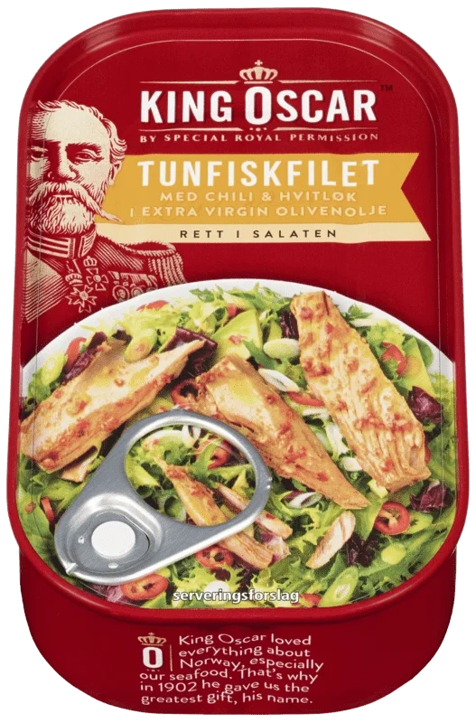 Tunfiskfilet Chiligarlic 115g King Oscar