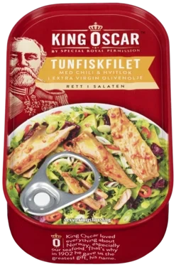 Tunfiskfilet Chiligarlic 115g King Oscar