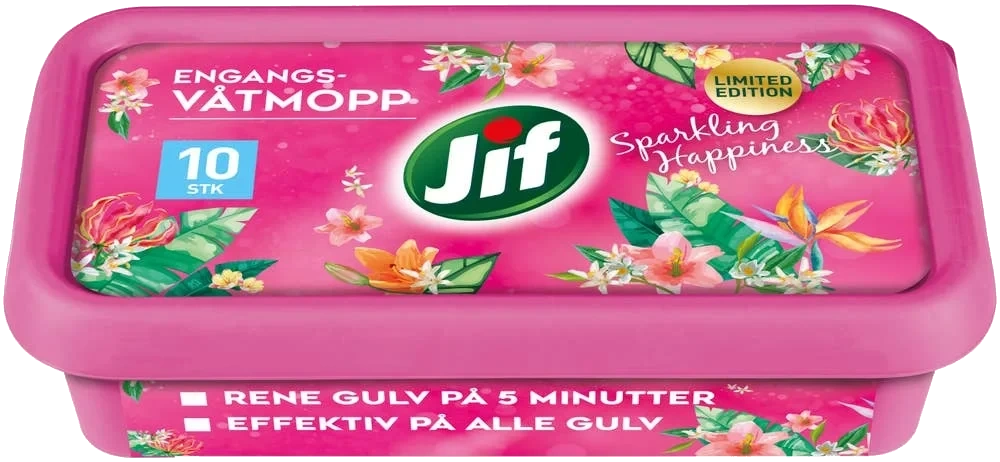 Engangsvåtmopp Sparkling happiness