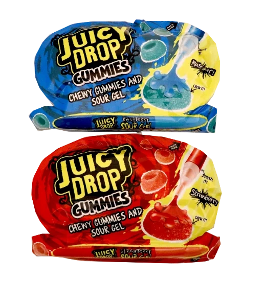 Juicy Drop Gummies 57g Ass smak