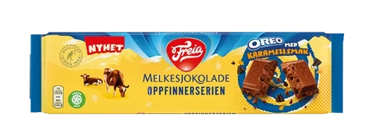 Melkesjokolade Oreo & Karamell 190g