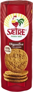 Digestive Kjeks Fullkorn 400g Sætre