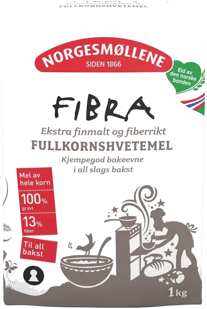 Fibra fullkornshvetemel