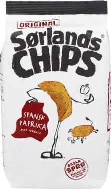 Sørlandschips Original Spansk Paprika 200g