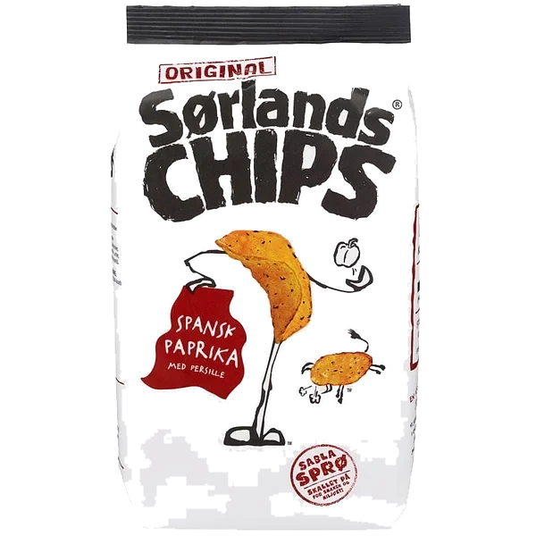 Sørlandschips Original Spansk Paprika 200g