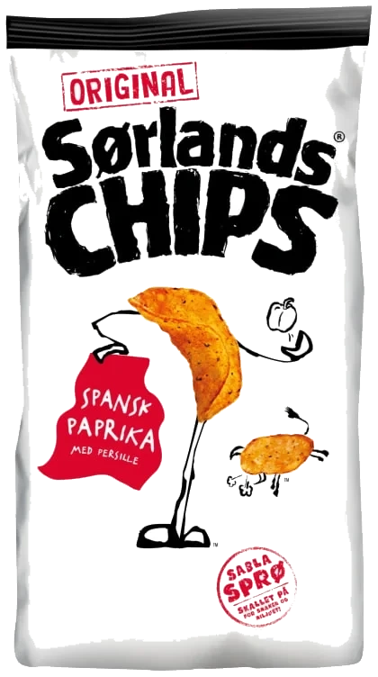 Sørlandschips Original Spansk Paprika 200g