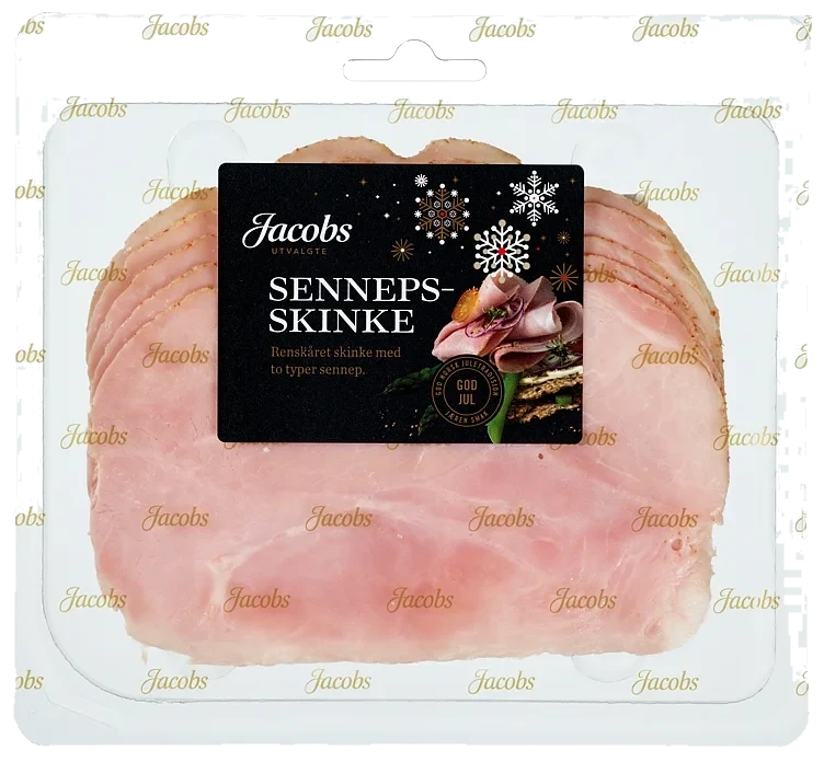 Juleskinke m/Sennep 100g Jacobs Utvalgte