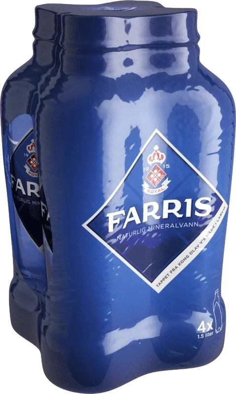 Farris Naturell 4stk x 1,5l, 6l