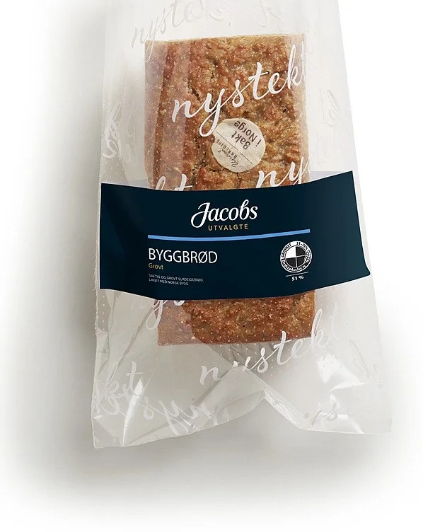 Grovt Byggbrød Halvstekt 675g Jacobs Utvalgte