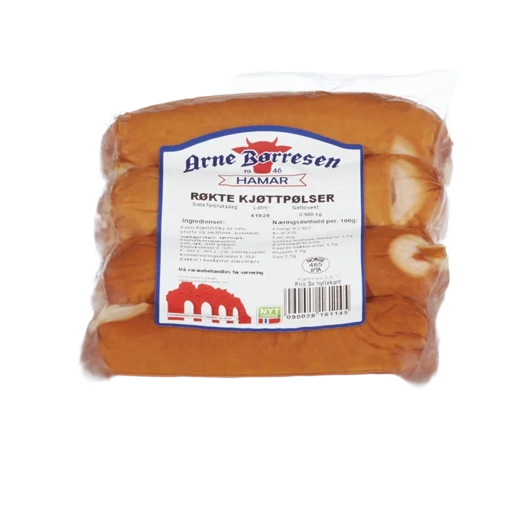 Kjøttpølse Røkt 500g Arne Børresen
