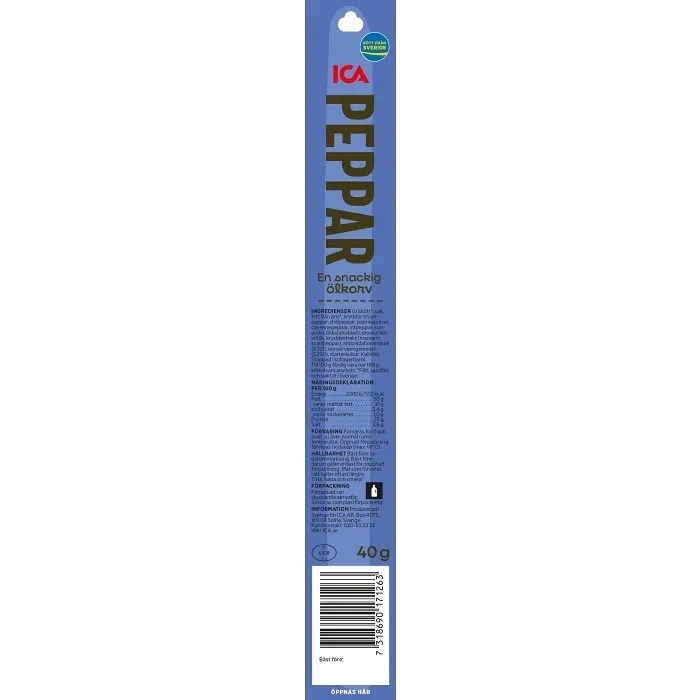 Ölkorv Peppar 40g ICA