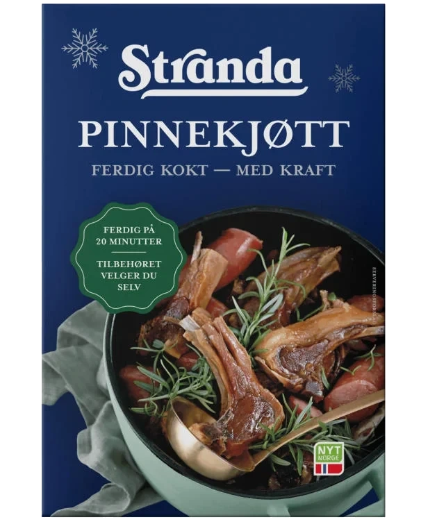 Pinnekjøtt Ferdig Kokt Ca750g Stranda