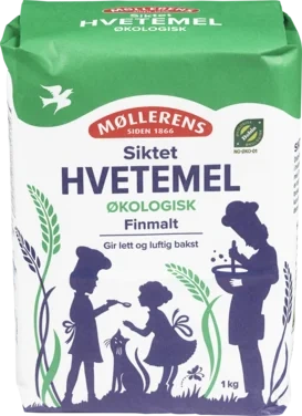 Hvetemel Siktet Økologisk, 1kg