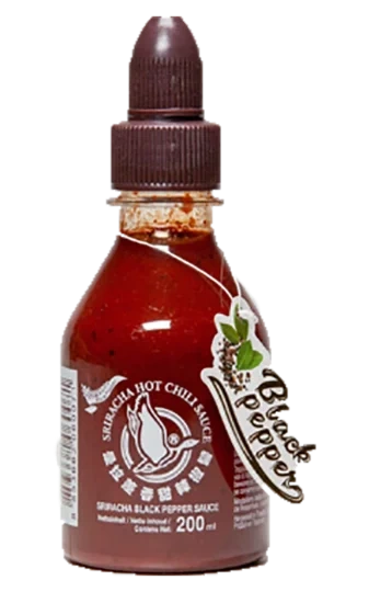 Sriracha Saus Black Pepper 200ml