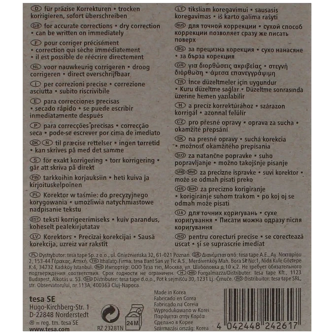 Korrigeringstejp 2-pack