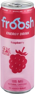 Froosh Energidrikk Bringebær 330ml