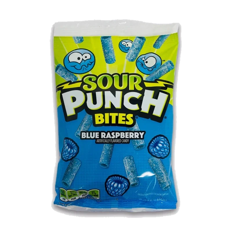 Sour Punch Bites Blue Raspberry 142 g