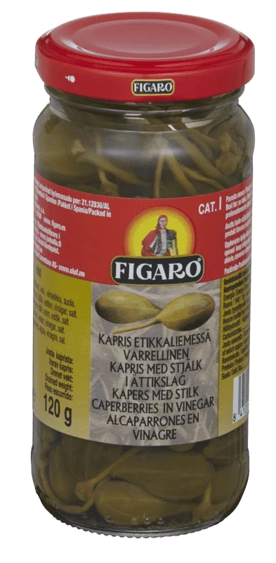 Kapers m/Stilk 240g Figaro