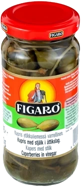 Kapers m/Stilk 240g Figaro