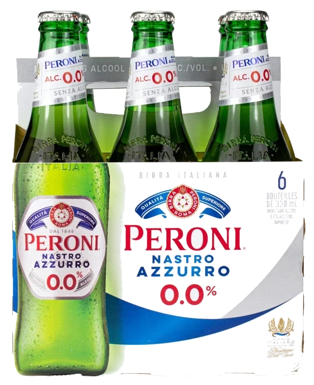 Peroni Nastra Azzurro 0,0% 0,33l Fl Stk