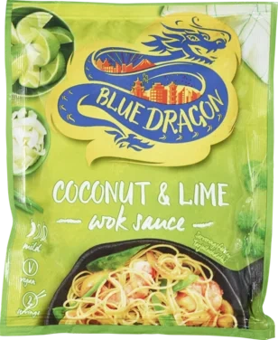 Blue Dragon Woksauce Coconut&Lime 12x120g