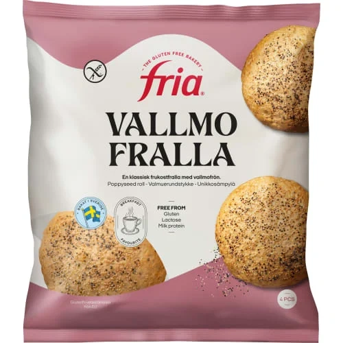 Vallmofralla Glutenfri Frysta/4-pack