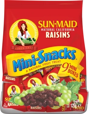 Sun Maid Rosiner Minis 9-pack 125g