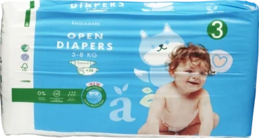 Diaper Midi W/fluff Size 3