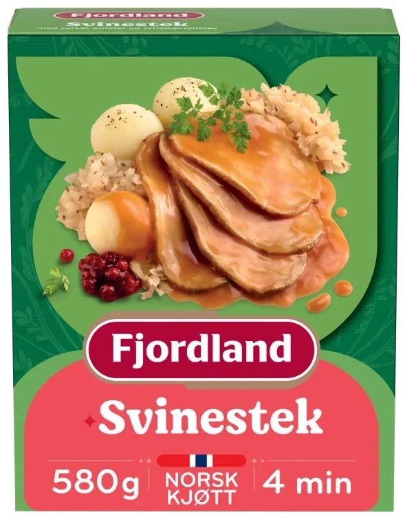 Fjordland Svinestek Med Surkål 580 G