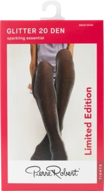 Tights Glitter 20 Den Black 36-48 Pierre Robert