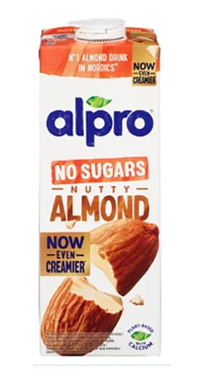 Alpro Mandel Melk Usøtet 1l