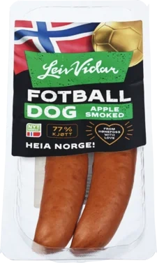 Leiv Vidar Fotball Dogs Apple Smoked 220g