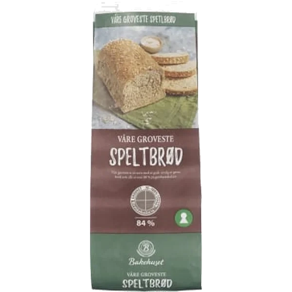 Våre Groveste Speltbrød 620g Bakehuset