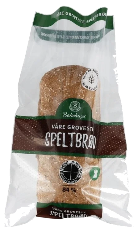 Våre Groveste Speltbrød 620g Bakehuset