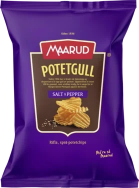 Potetgull Salt&Pepper 250g Maarud