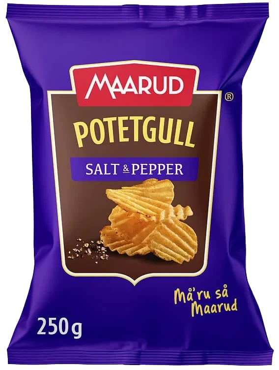 Maarud Potetgull Salt Pepper 250g