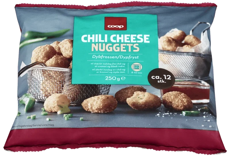 Coop Chili Cheese Nuggets 250g