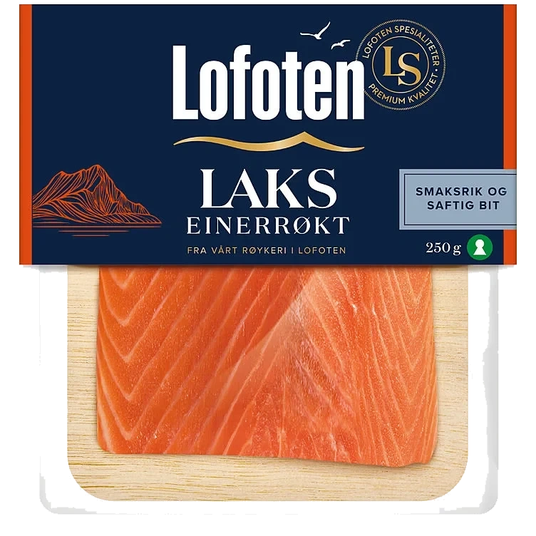 Laks Einerrøkt Bit 250g Lofoten