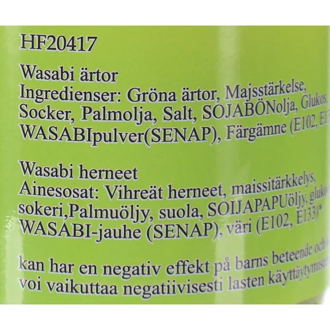Wasabi Ärtor