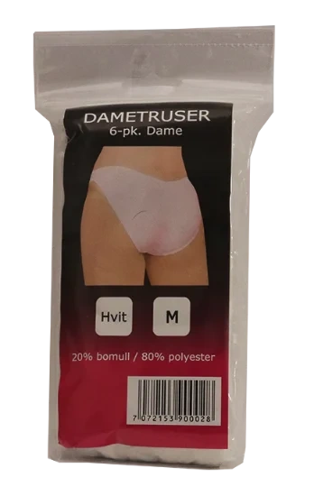 Dametruser 6pk Str M