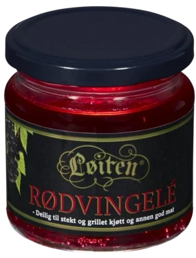 Rødvinsgelé 200g Løiten
