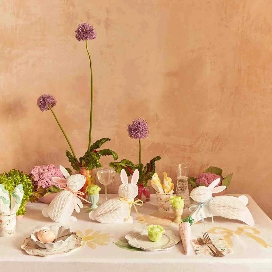Bunny honeycomb decorations