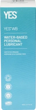 Yes Vannbasert Glidemiddel Økologisk 100ml