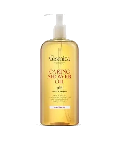 Cosmica Caring Shower Oil uparfymert 400 ml