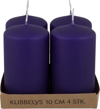 Kubbelys 4stk 6x10cm Lilla Tpl