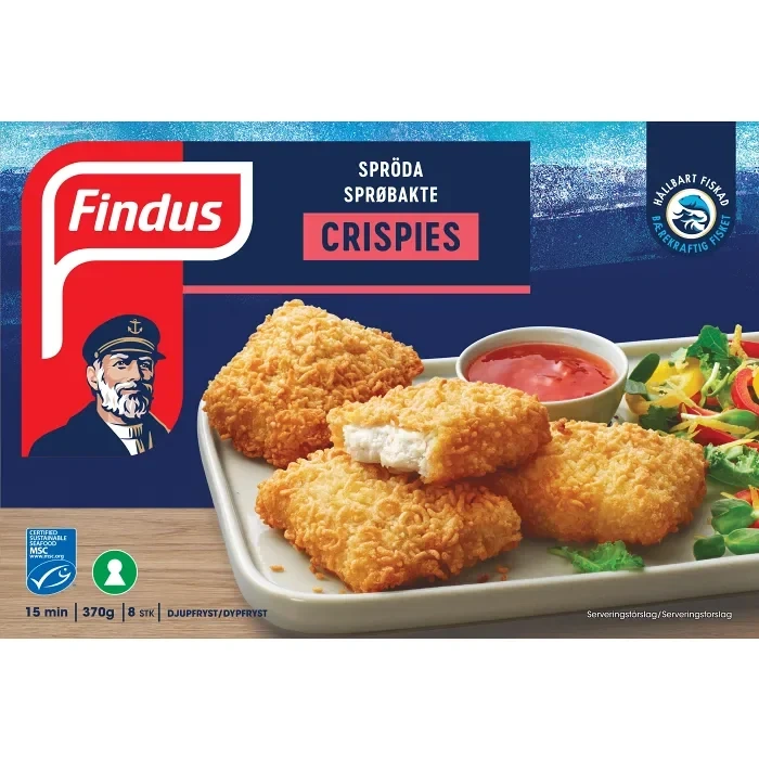 Crispies Sprøbakt 370g Findus